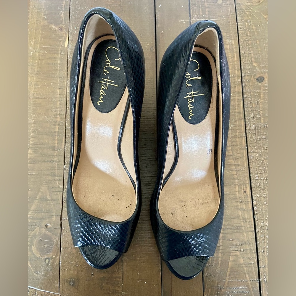Cole Haan Black Wedges